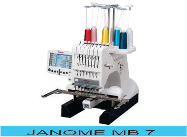 Máquina bordadora industrial Janome MB7